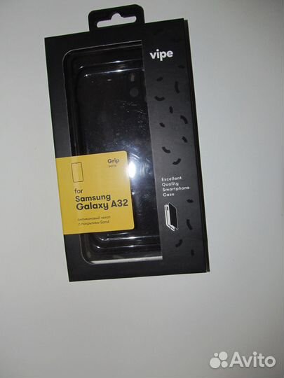 Чехол на samsung A23 чёрный