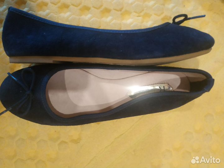Балетки натуральная кожа женские 36 размер