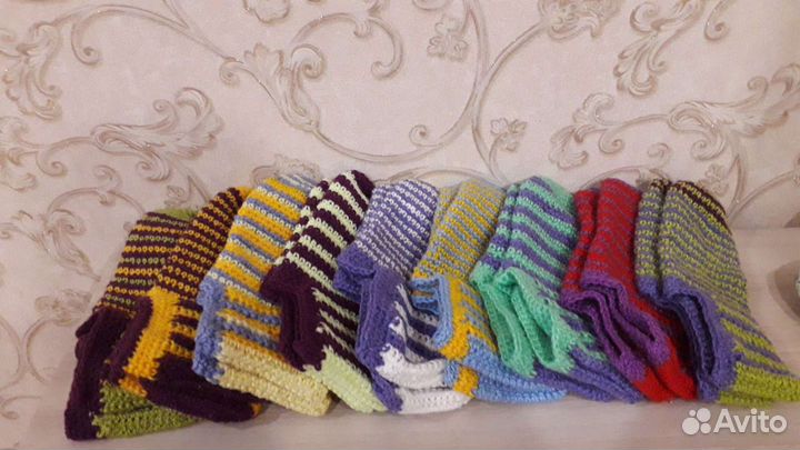 Вязаные носки