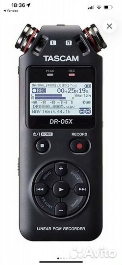 Портативный рекордер Tascam DR-05