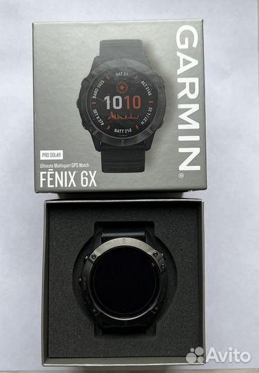 Часы garmin fenix 6x pro solar