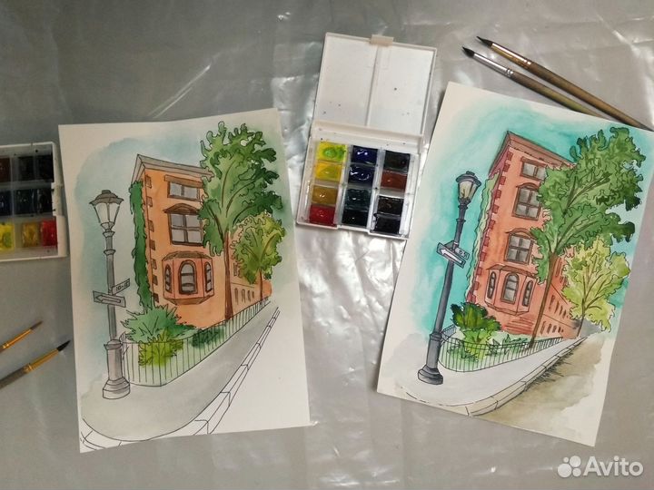 Уроки скетчинга, рисунка и живописи
