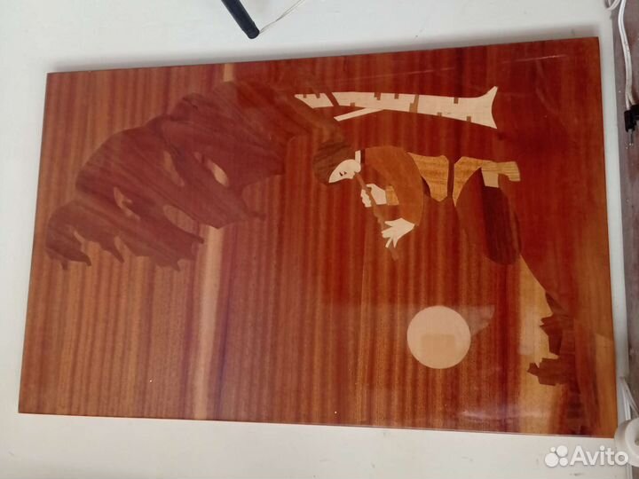 Декоративное панно на стену из дерева