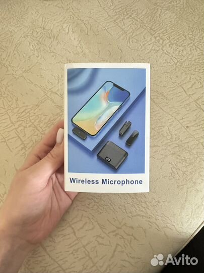 Микрофон петличный беспроводной для айфона