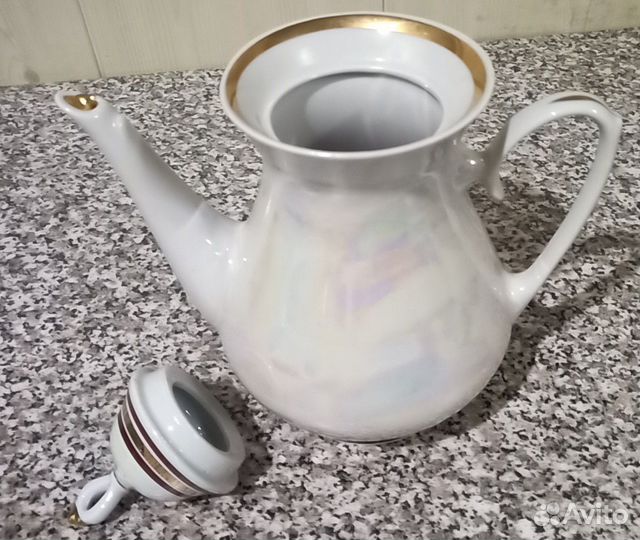 Кофейный сервиз перламутровый, ссср-белоруссия