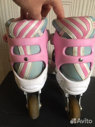 Роликовые коньки детские раздвижные