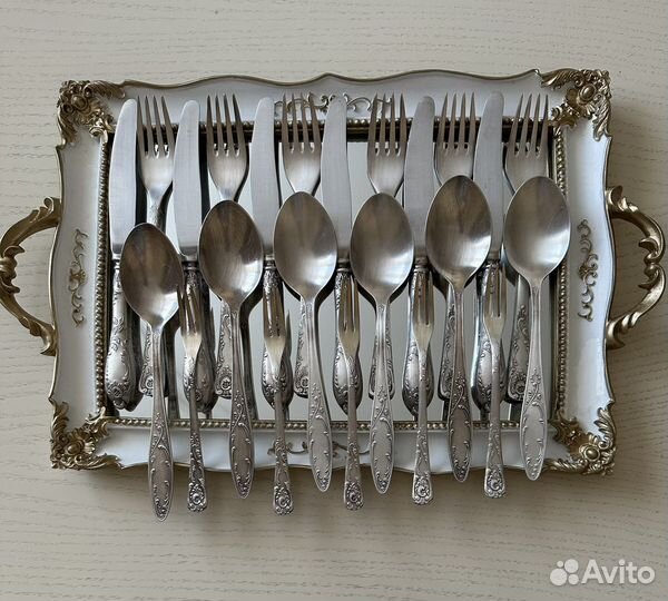 Столовые приборы мельхиор СССР