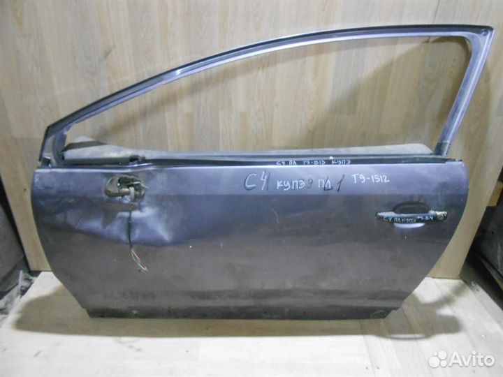 Дверь передняя левая Citroen C4 2004-2010