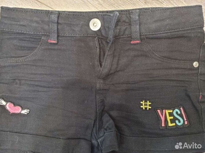 Шорты для девочки на рост 116-140