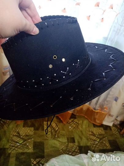 Шляпа мужская ковбойская