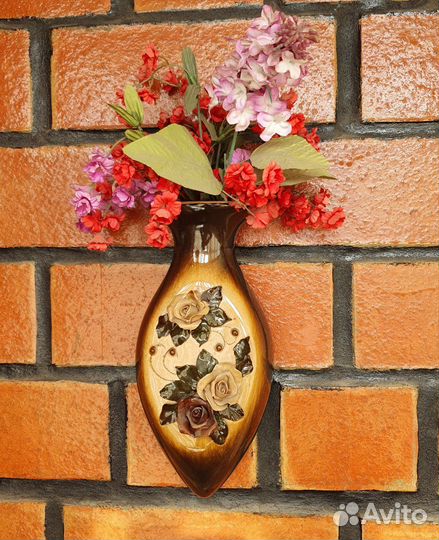 Ваза настенная. Керамика