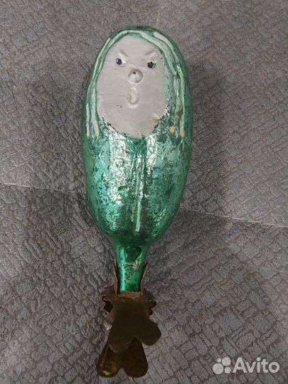 Новогодние игрушки СССР огурец