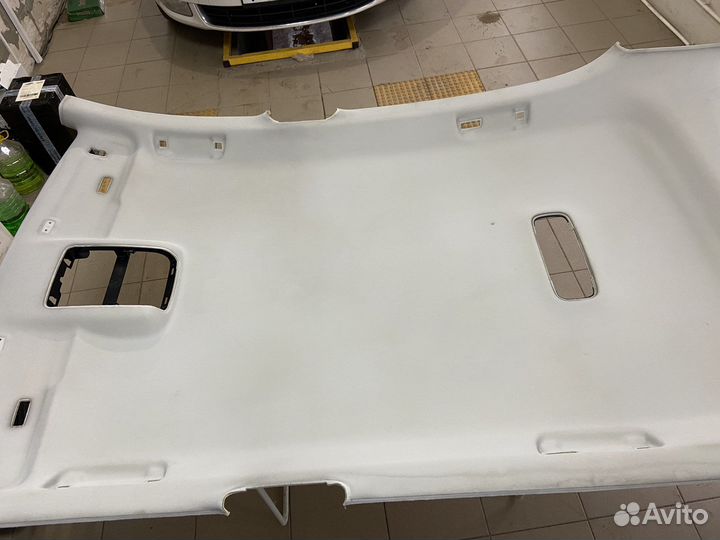 Обшивка потолка шкода суперб 2