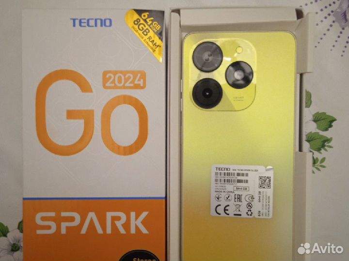 TECNO Spark Go 2024, 4/64 ГБ