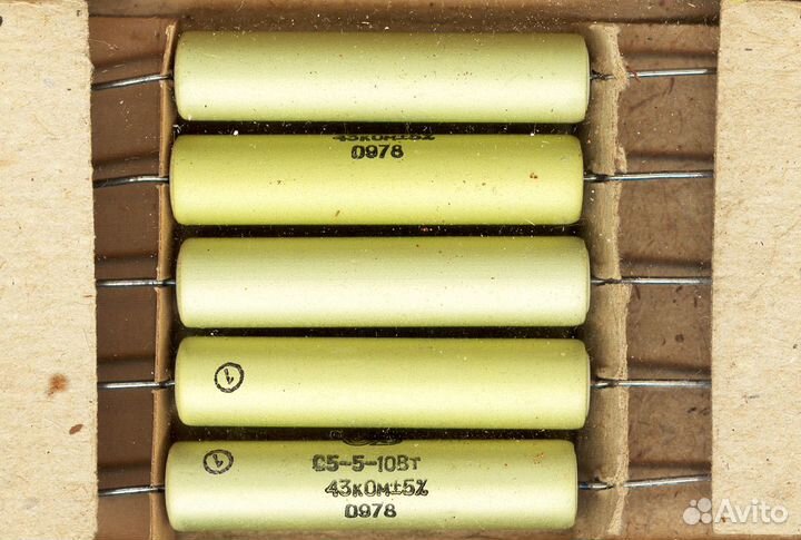 Резисторы СССР С5-5 С5-16 С5-37 млт 0,5-10Вт