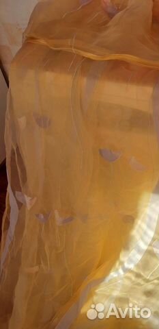 Тюль с ламбрикеном бу