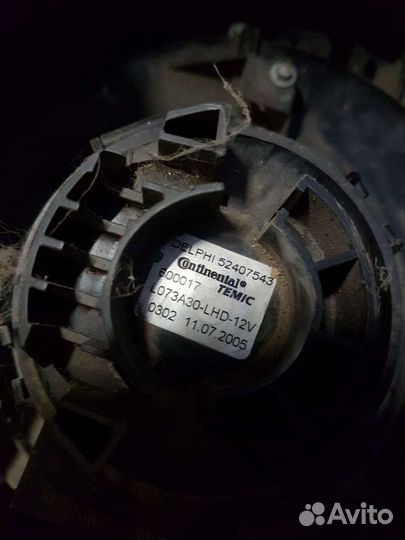 Моторчик печки Opel Aстра h