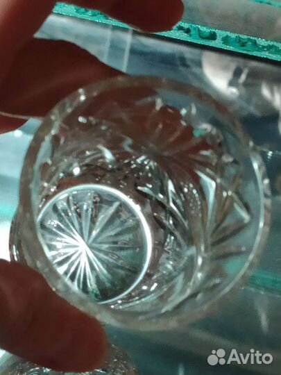 Хрустальная стопка рюмка стакан СССР