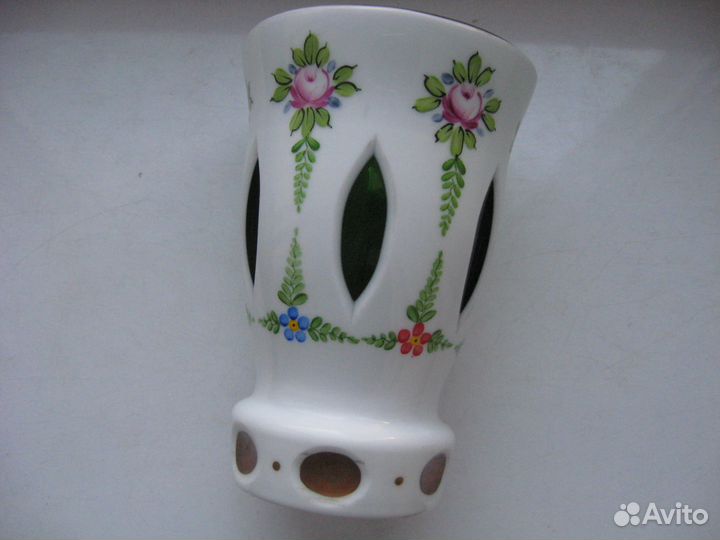 Антикварный бокал ручная огранка редкость