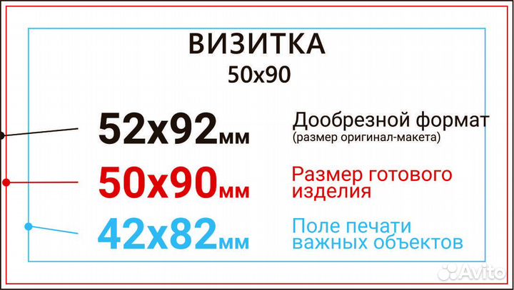 Печать визиток, листовок, буклетов