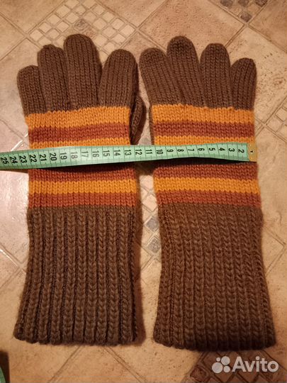 Benetton Итальянские длинные перчатки 9