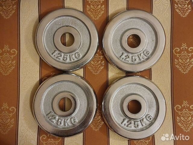 Спортивные блины (хром)