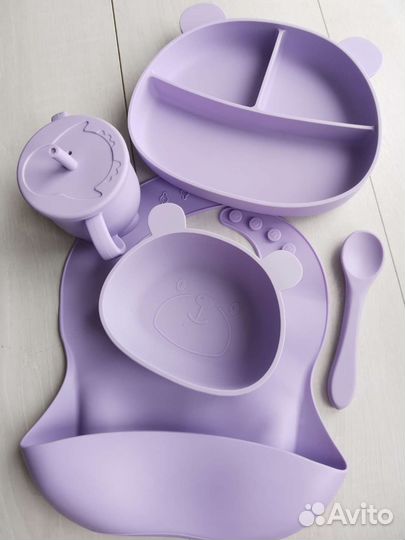 Посуда детская из пищевого силикона