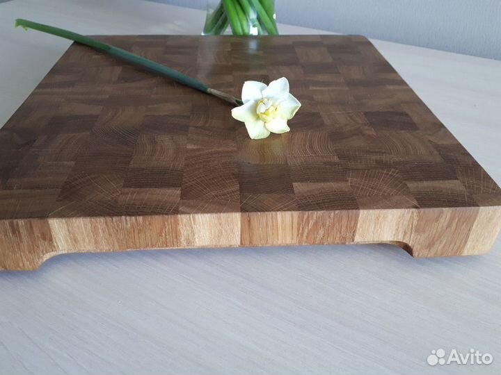 Разделочная доска торцевая, дуб