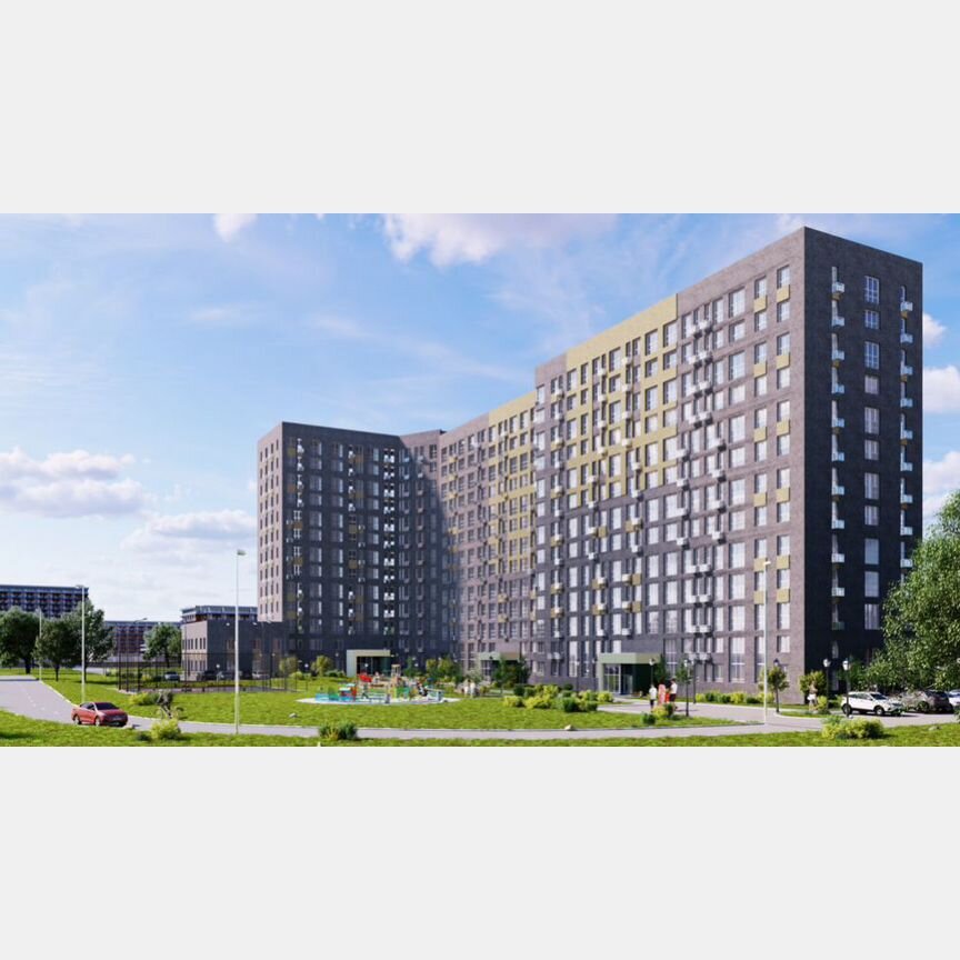 2-к. квартира, 59,8 м², 6/12 эт.