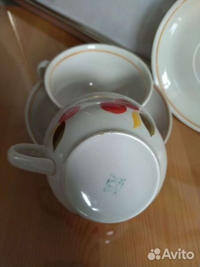 Чайные пары. Фарфор. Песочное. 1976-1991 гг