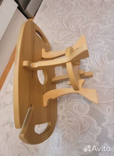 Винный столик из массива дуба и менажница