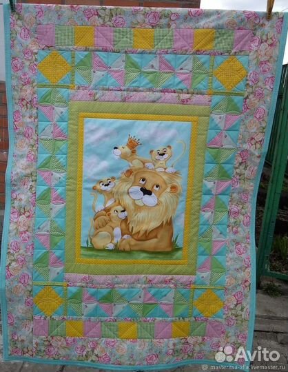 Лоскутное покрывало печворк