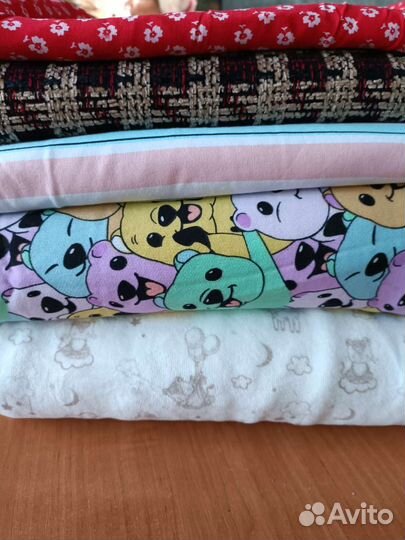 Ткани много