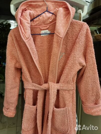 Халат махровый для девочки 146