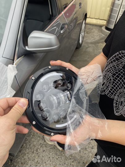 Продам диодную фару круглую