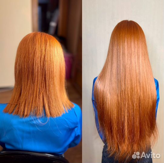 Наращивание био волос / биопротеиновые волосы