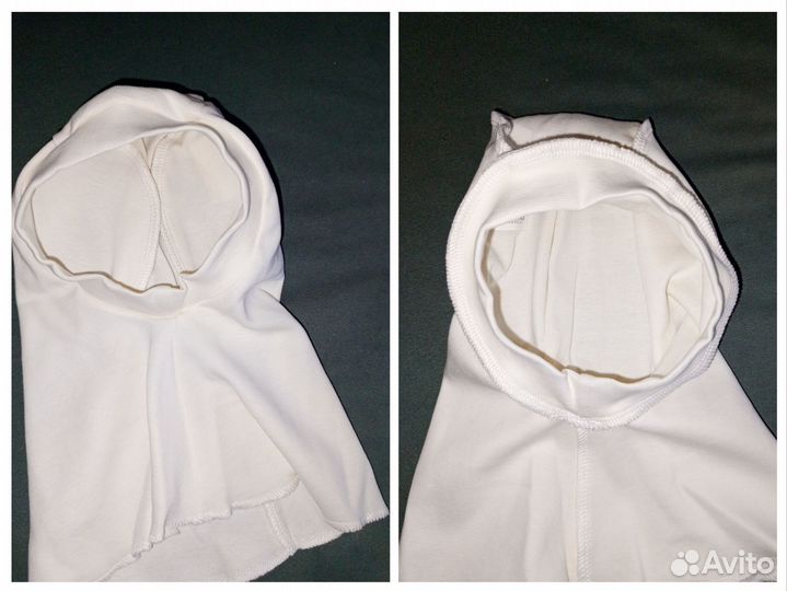 Чепчик, Шапка-шлем, капор детский размер 46-48