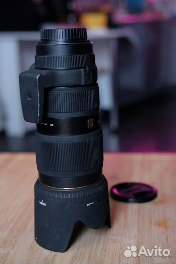 Объектив Sigma 70-200,2.8,macro HSM II для Canon
