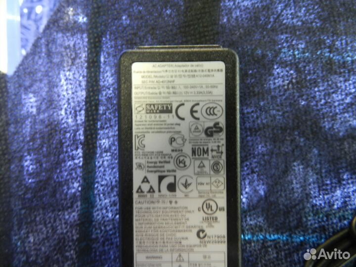 Блок питания для планшета Samsung 12v 3,33a