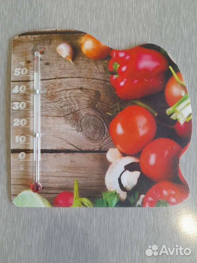 Магнит термометр на холодильник