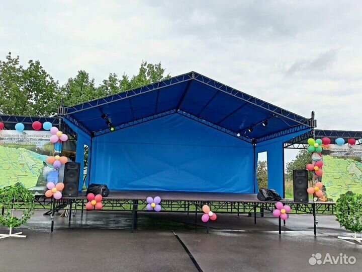 Стальной сценический комплекс 8,4х6 м