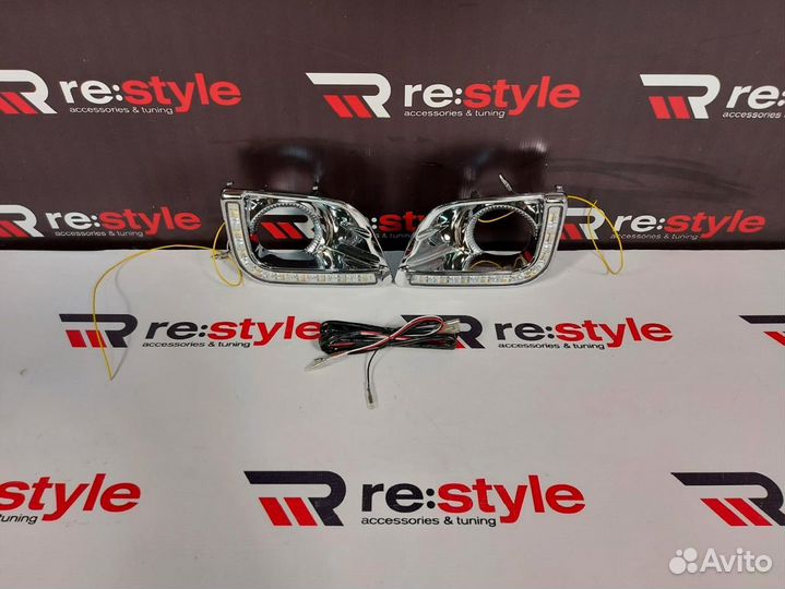 Накладки на туманки Land Cruiser Prado 150 R1630