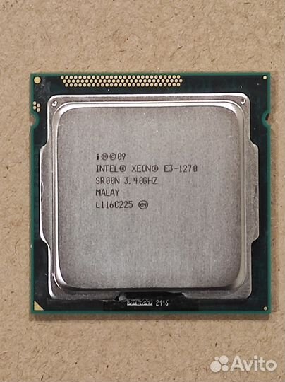 Xeon e3-1270 (аналог i7-2600) LGA1155