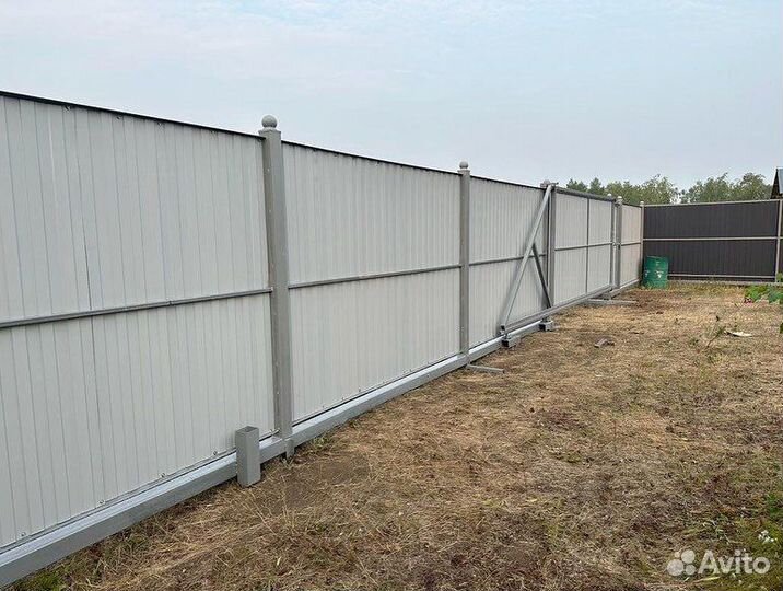 Откатные ворота под ключ