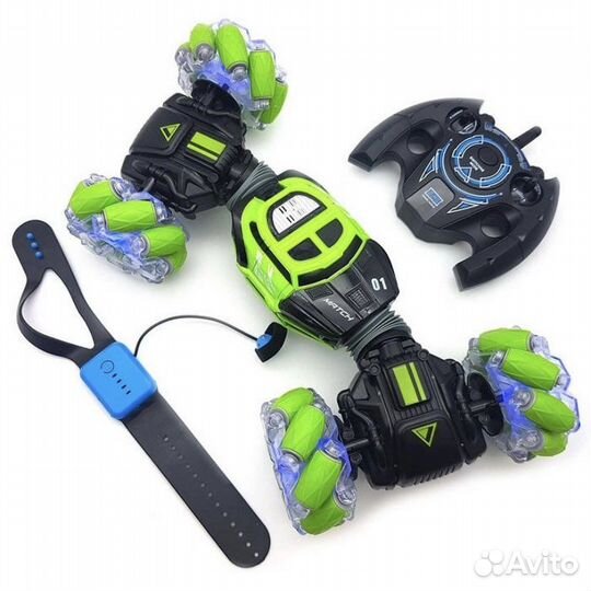 Машинка перевертыш жесты