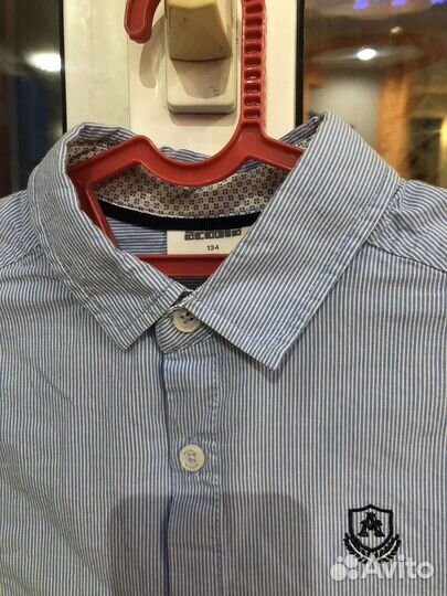 Рубашки школа на мальчика р.122-134