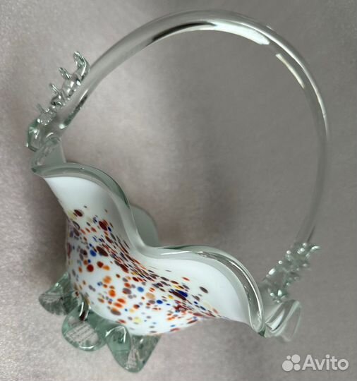 Конфетница красномайского стекольного завода