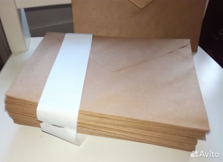 Крафт-конверты 16*22,5 клеевой клапан