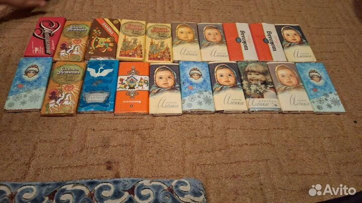 Коллекция шоколад СССР