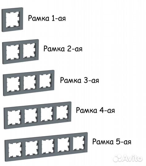 Розетки и выключатели Schneider Atlas (грифель)